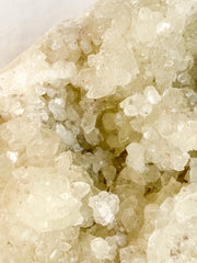 Glass Apophyllite Cluster with Druzy 3kg