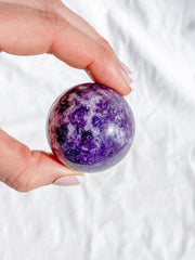 Lepidolite Sphere | Medium