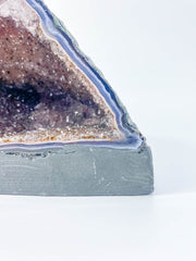 Amethyst Amethyst Pink Purple Druzy and Agate Geode Statement Piece “Faery Cave” 2.4kg