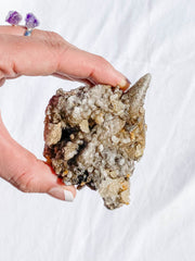 Quartz Natural Mineral Specimen Cluster 353g