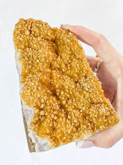 Citrine CutBase Cluster 851g