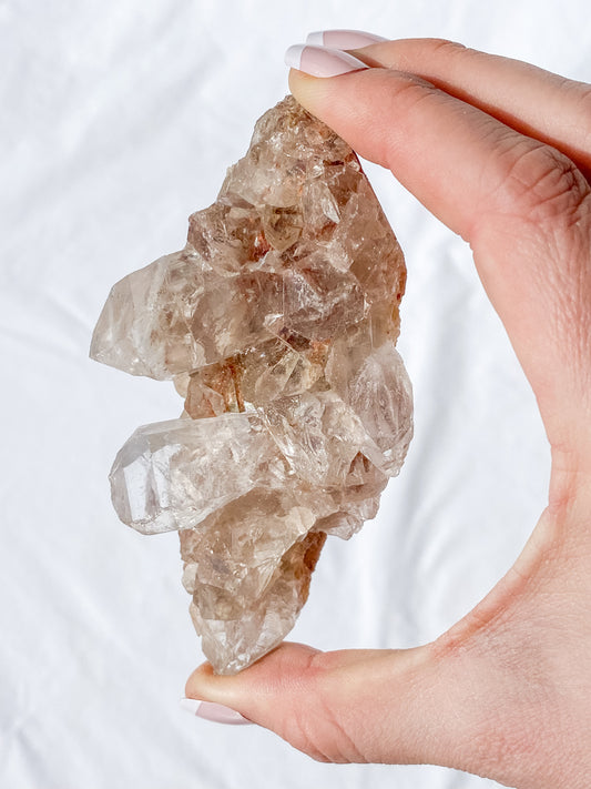 Himalayan Quartz Cluster with Inclusions 199g