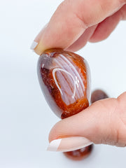 Dark Carnelian Tumbles | Medium