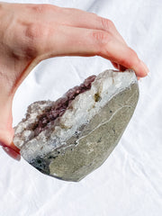 Apophyllite CutBase Cluster 860g