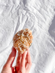Heulandite Mineral Specimen 153g