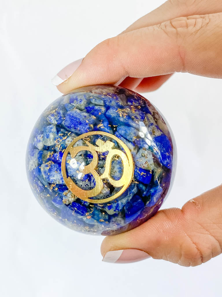 Orgonite Lapis Lazuli Sphere | X Large