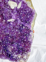 Amethyst Quartz Druzy CutBase Cluster 1.5kg