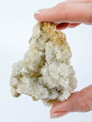 White Heulandite Cluster 75g