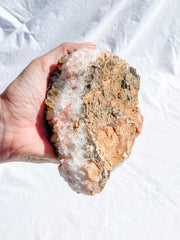 Frosted Citrine Cluster with Inclusions 1kg