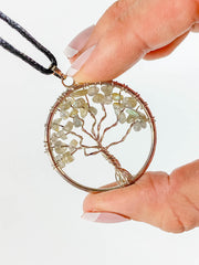 Tree of Life Pendant Labradorite