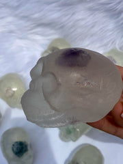 “Candles n Dreams” Skull with Mixed Crystals Soap