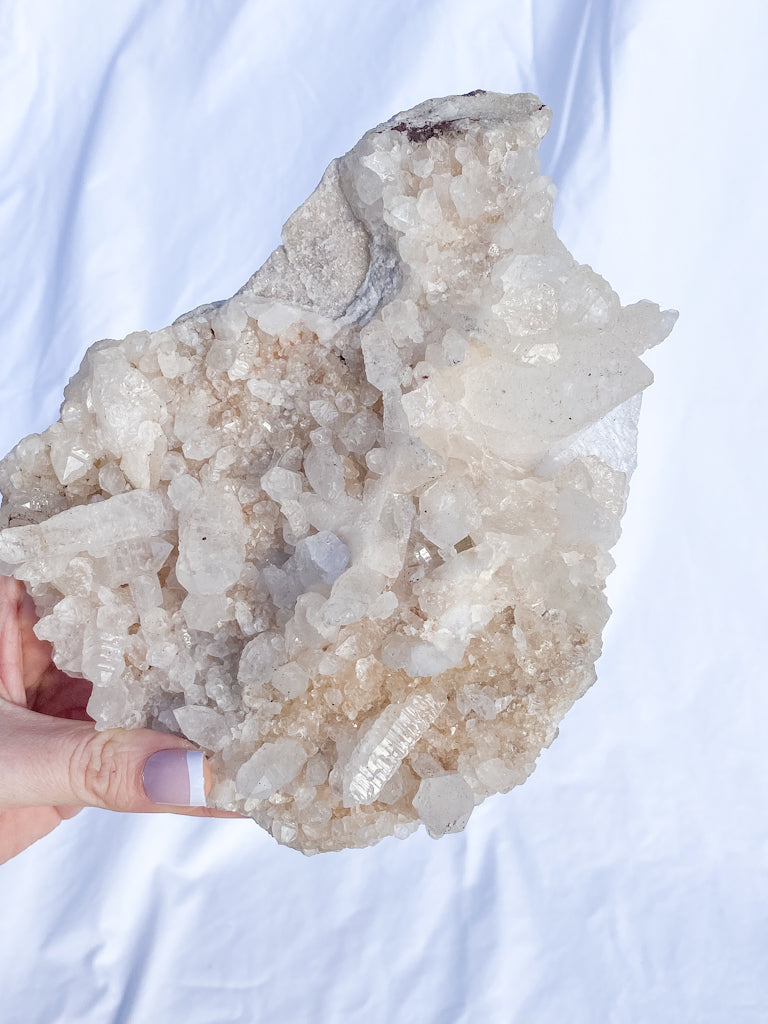 Himalayan Quartz Cluster with Inclusions 972g
