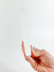 Selenite Seed of Life Grid Plate Full Moon | Large