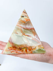 Green Onyx Pyramid | XX Large