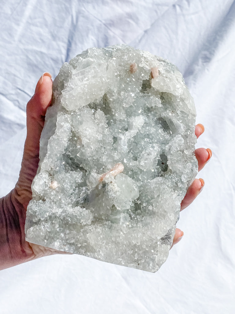 Chalcedony with Inclusions CutBase Cluster 1.8kg