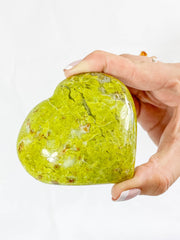 Green Opal Heart | XX Large