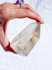 Natural Citrine Semi Polished Point 394g