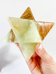 Green Onyx Merkaba XXL