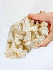 Quartz Cluster with Inclusions 497g