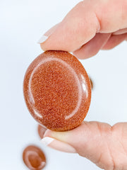 Gold Stone Worry Stone