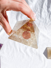 Orgonite Pyramid Clear Quartz