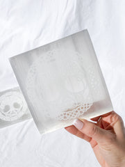 Selenite Celtic Tree of Life | Square Plate