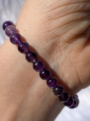 Amethyst Bead Bracelet