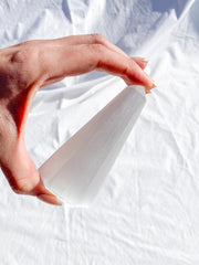 Selenite Polished Point | Medium