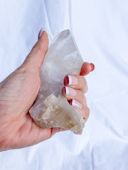 Himalayan Quartz Natural Point with Inclusions 273g
