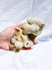 Coral Quartz Cluster with Druzy Cluster 890g