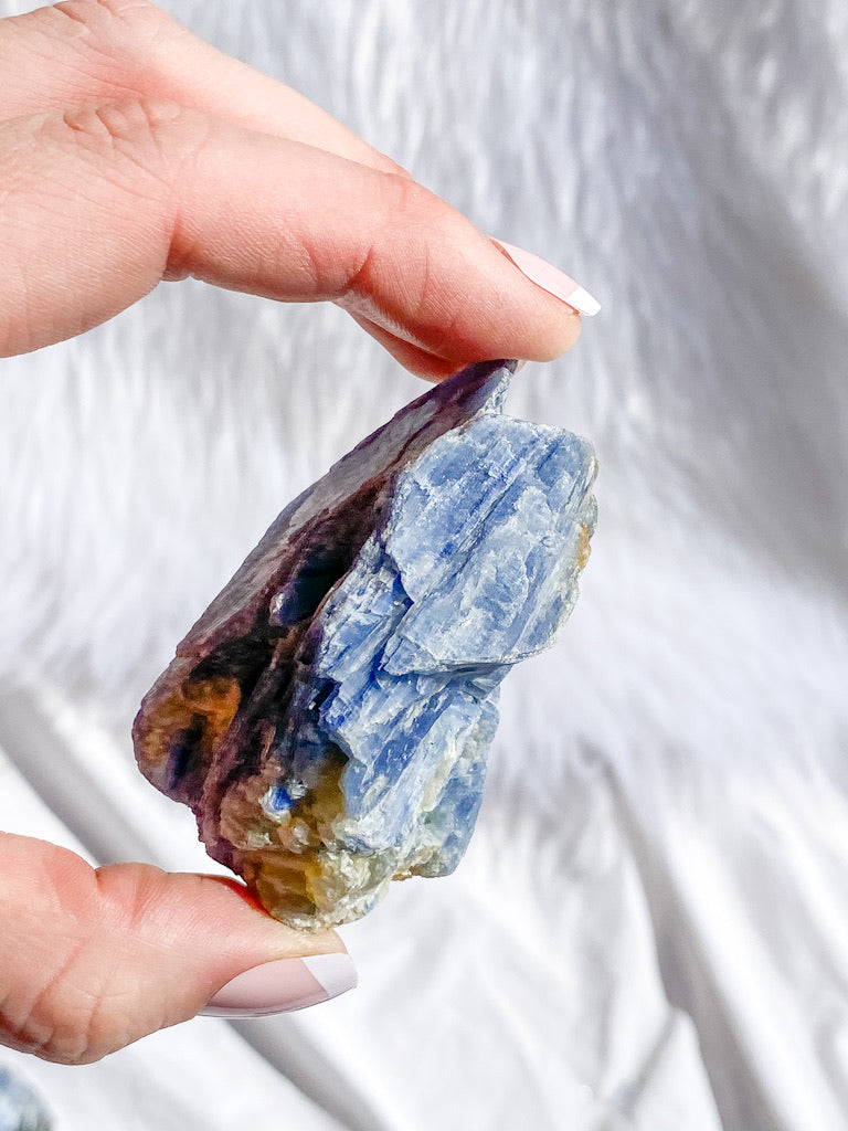 Blue Kyanite with Mica and Quartz Natural | Large
