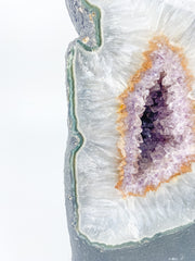 Amethyst with Cacoxenite and Quartz Geode Statement Piece 6.7kg
