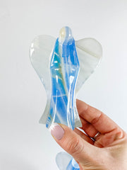 Onyx Blue Angel Carving