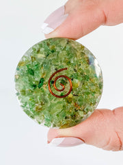 Orgonite Pop Sockets | Green Aventurine