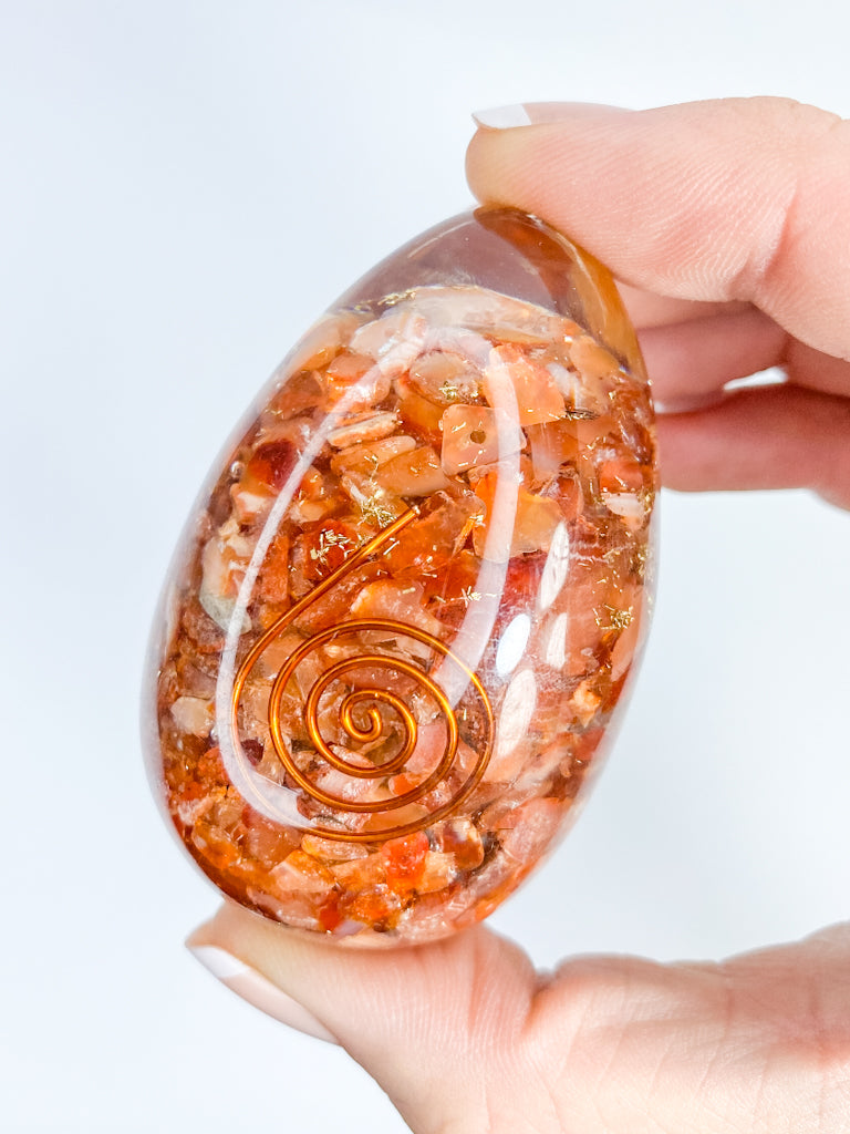 Orgonite Carnelian Egg | X Large