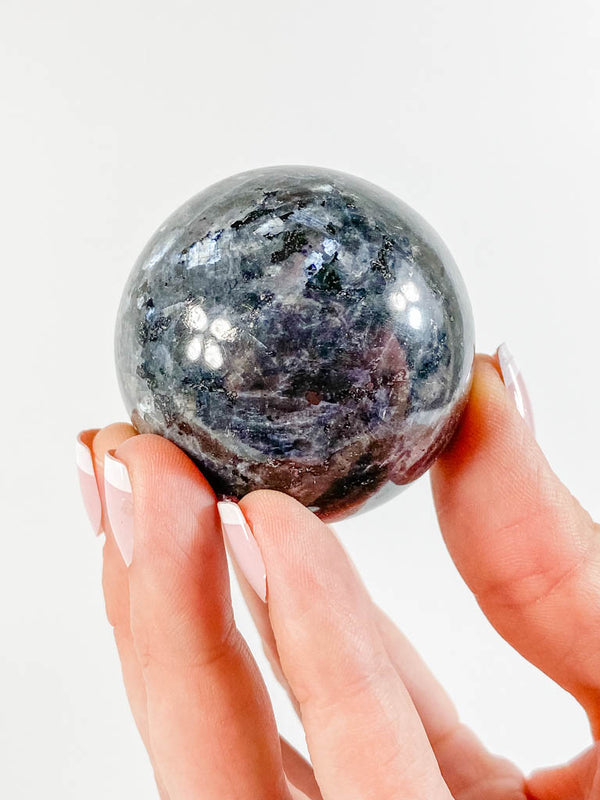 Larvikite Sphere | Large
