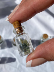 Sapphire and Glass Jar Mini