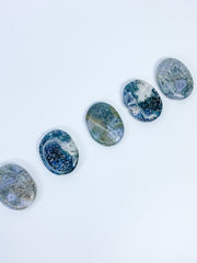 Moss Agate Worry Stone