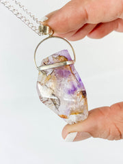 Amethyst Elestial Extra Large Pendant