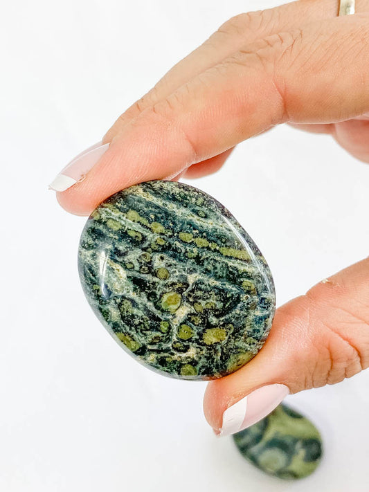 Kambaba/Crocodile Jasper Worry Stone