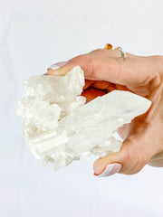 Frosted Quartz Cluster 121g