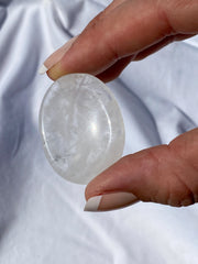 Clear Quartz Worry Stone