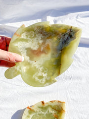 Green Onyx Leaf Bowl | X Large