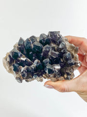 Smoky Quartz Cluster 745g