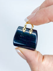 Black Obsidian Bag Carving | Mini