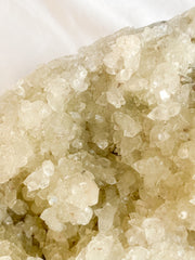 Glass Apophyllite Cluster with Druzy 3kg