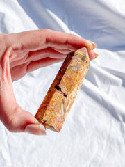 Crazy Lace Agate Polished Point 76g