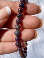 Lepidolite Bead Bracelet