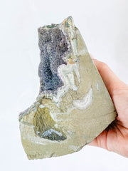 Black Amethyst CutBase Cluster 1.4kg