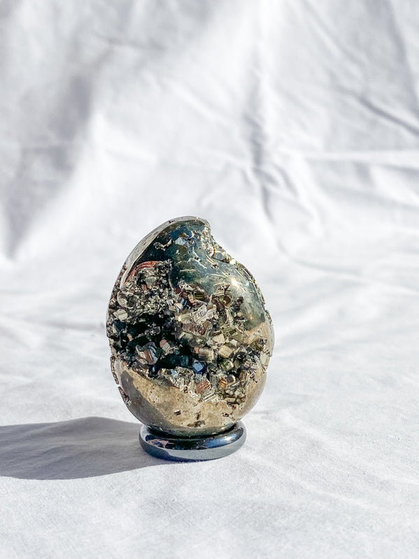 Pyrite Egg 146g